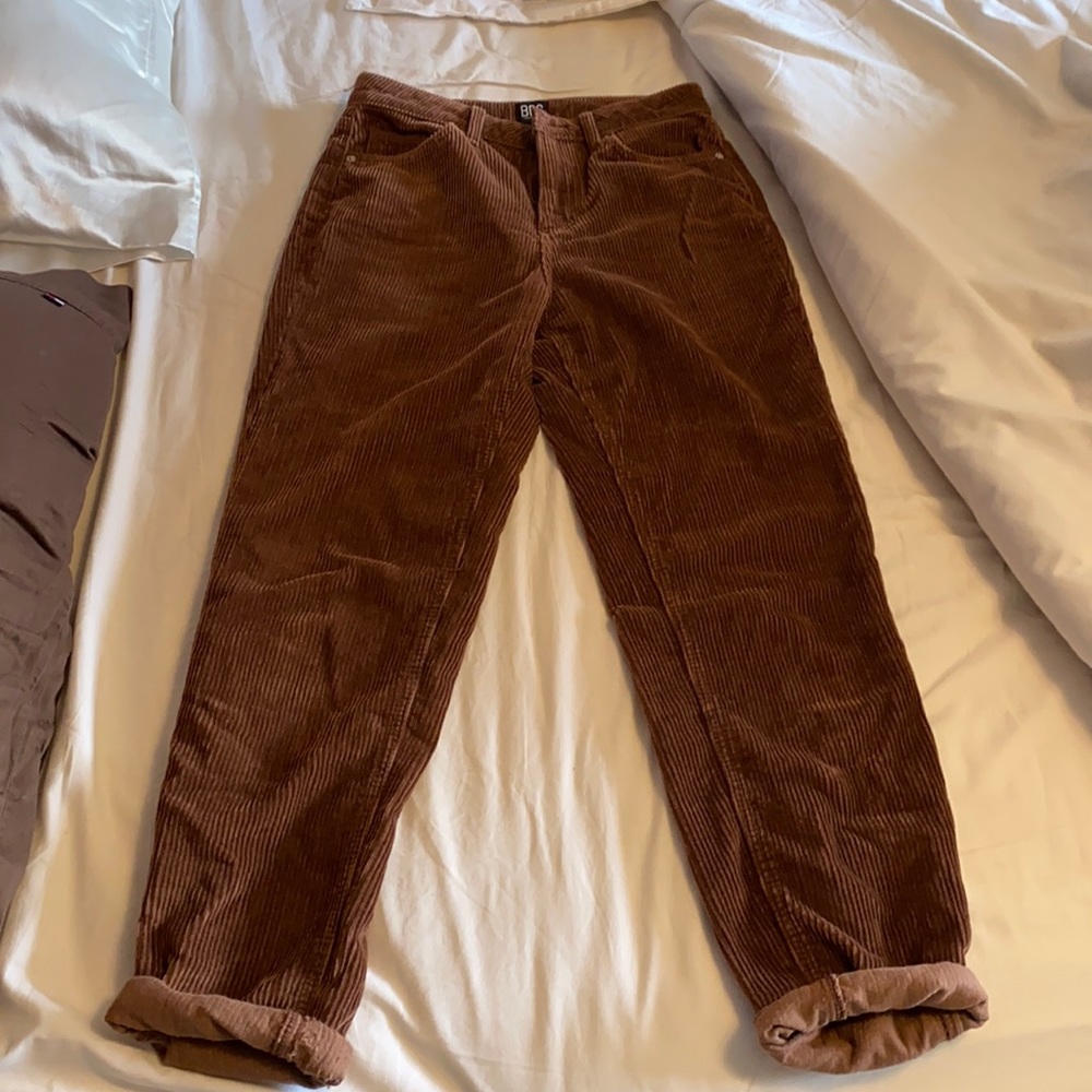 UO corduroy mom high rise pants